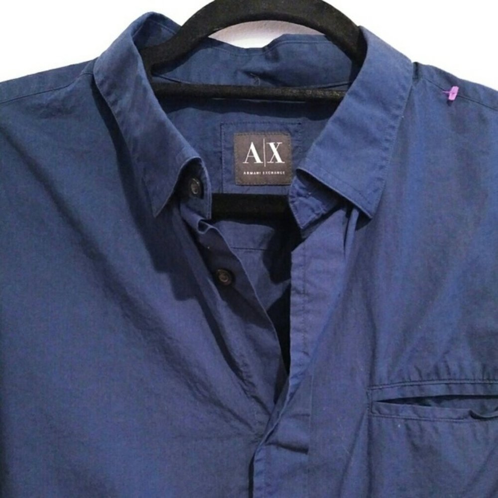 Armani Exchange a/x mens button down shirt - Picture 8 of 8